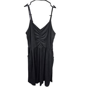 Short Black Sleeveless Dress - Yathon - M